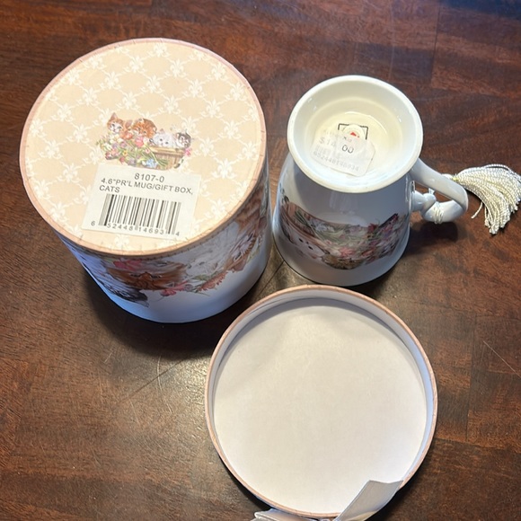 Kitty Cat Kitten Mug Cup with Gift Box New Never Used Delton Products - Picture 6 of 10